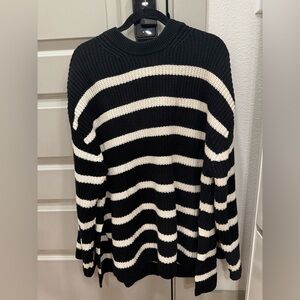 Oversized striped H&M sweater